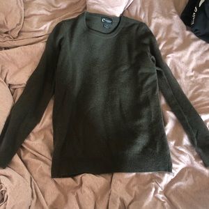 Bloomingdale’s cashmere hunter green sweater